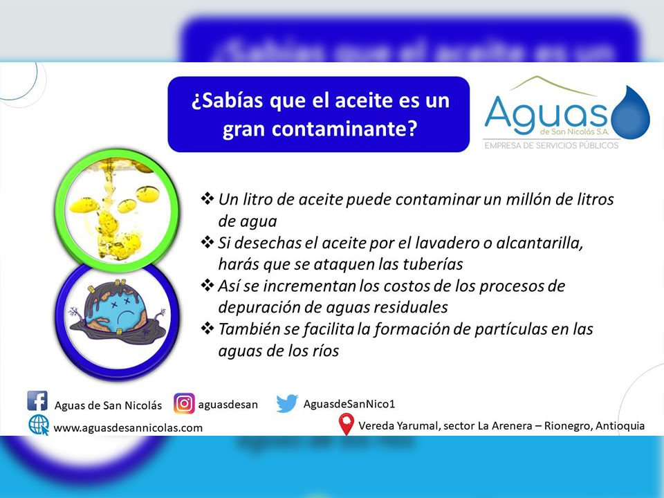 Datos curiosos sobre el aceite como contaminante